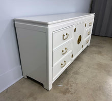 Vintage Stanley Lacquered Asian Inspired Credenza